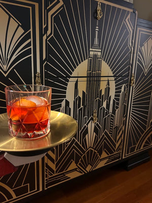 Upcycled Vintage Art Deco Drinks Cabinet