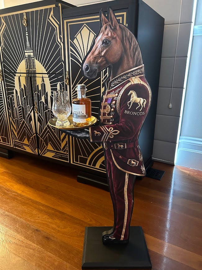 Handmade Vintage Bronco Butler